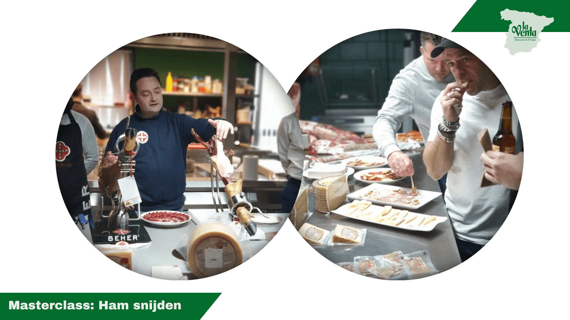 Een bijzondere week tijdens de masterclasses ham snijden