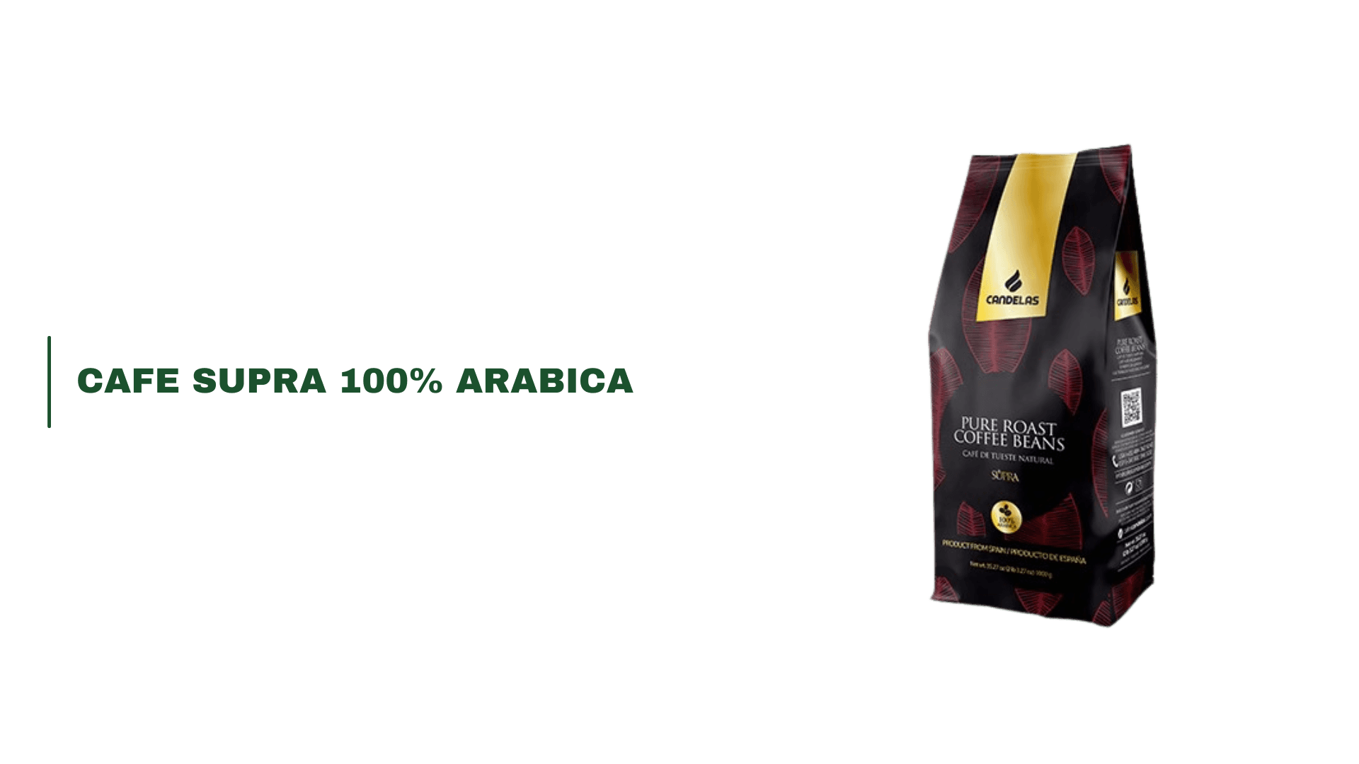 Nieuw product!: Cafe supra 100% Arabica