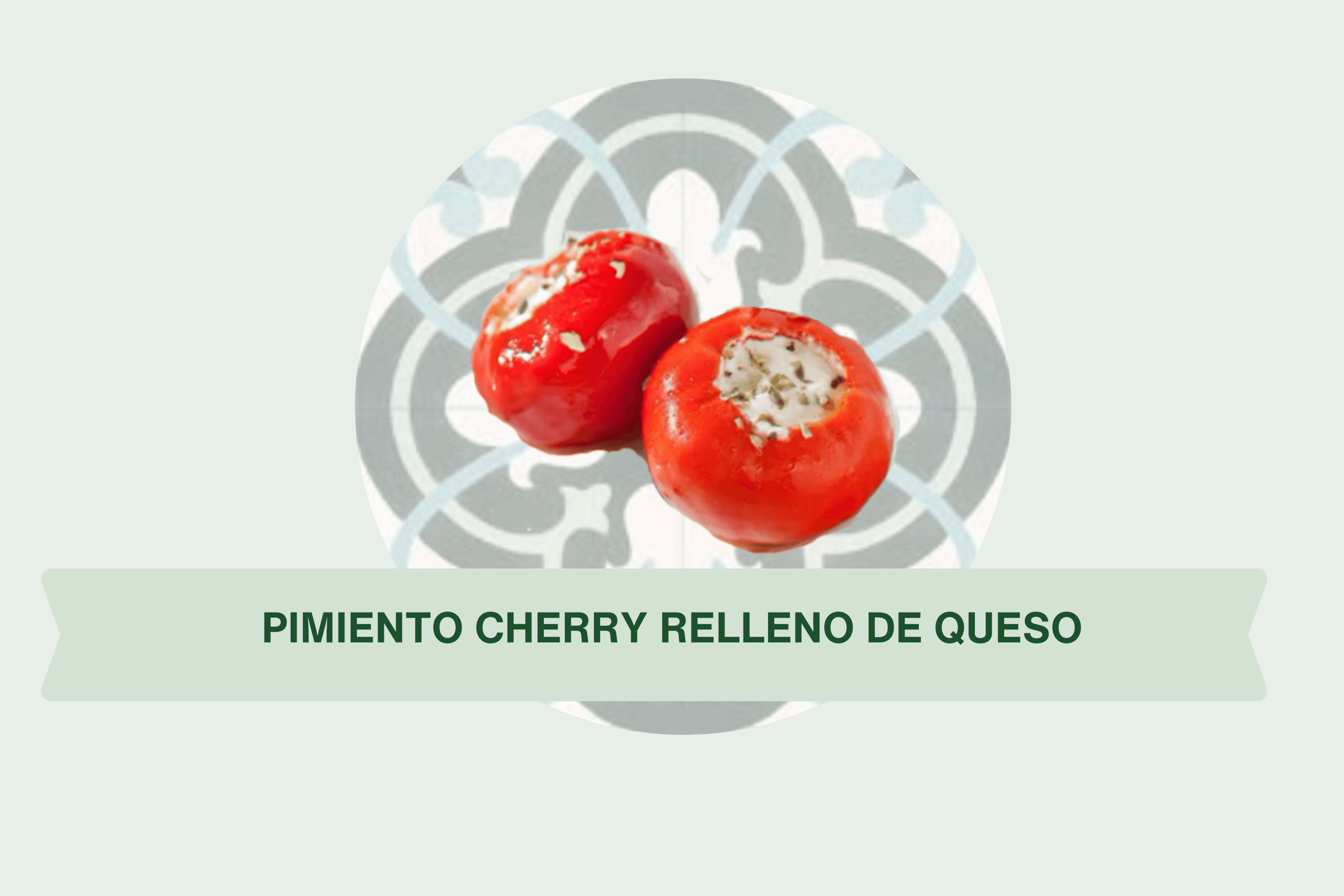 Pimiento Cherry relleno de queso