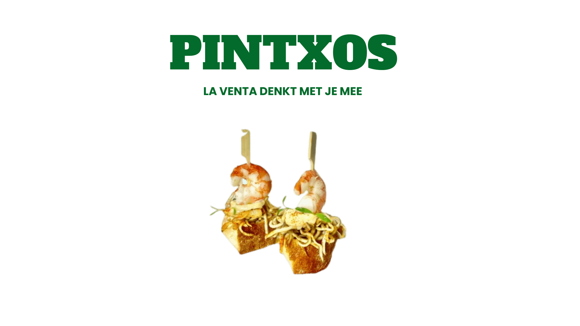 Pintxos: Gambas en Berulas