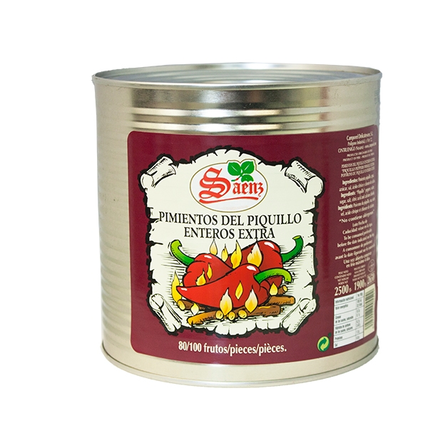 Pimientos del piquillo 2862gr (Geroosterde paprika)
